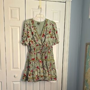 Floral V-Neck Dress